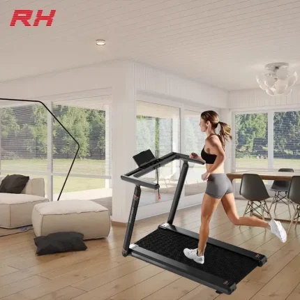 Adjustable Speed Electric Treadmill with LED Screen Home Gym Motorized Treadmill for Exercise Manual Folding Width Running Belt - Image 4