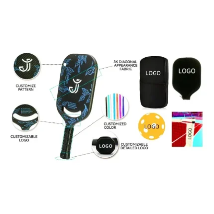 Glass Fiber Pickleball Paddle Honeycomb Graphite Pickleball Paddle Set Pickleball Racket - Image 6