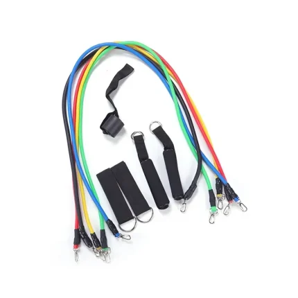 Fitness Exercise 11 Pcs Set Latex Resistance Bands Training Yoga Tubes Gym Equipment Set Resistance Bands - Image 4