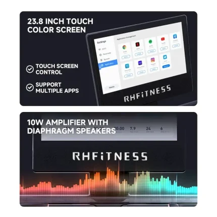 RH Sports Electric Treadmill Machine Motor Home Fitness Equipment with LCD Display Home Gym Foldable Run-Training Features - Image 4