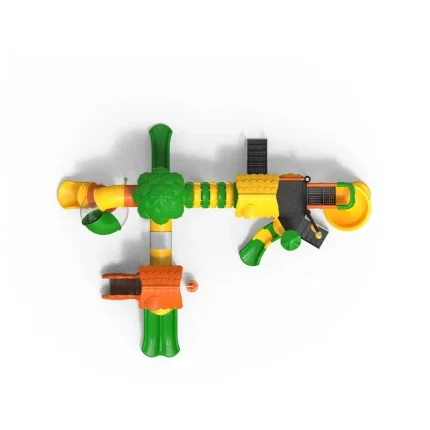 New Children's Playground Metal Outdoor Amusement Equipment Kids Theme Park Combination Plastic Slide - Image 6