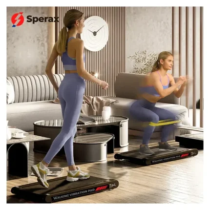 Sperax P1 Portable Home Gym Fitness Treadmill Walking Cardio Exercise Walking Vibration Pad LED Screen Electric Motor Driving - Image 4