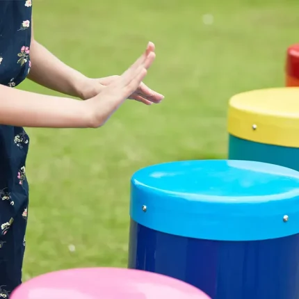 Hot Selling Children's Outdoor Steel Fun Drums Hand Clapping Music Instruments for Amusement Equipment - Image 5