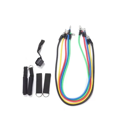 Fitness Exercise 11 Pcs Set Latex Resistance Bands Training Yoga Tubes Gym Equipment Set Resistance Bands - Image 2