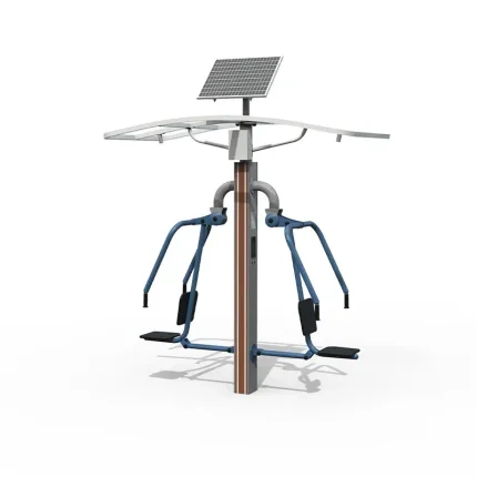 Smart Galvanized Steel Solar Photovoltaic Power Generation System Durable Outdoor Fitness Equipment - Image 3