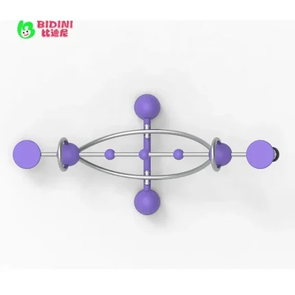 Customized Galvanized Steel Outdoor Amusement Equipment Two-Person Cartoon Seesaw - Image 3