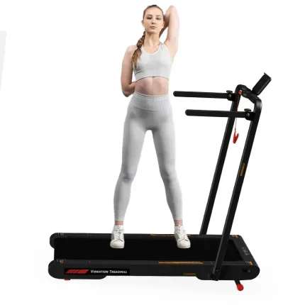 Portable Foldable Electric Treadmill with LED Screen and ABS Material for Home Walking