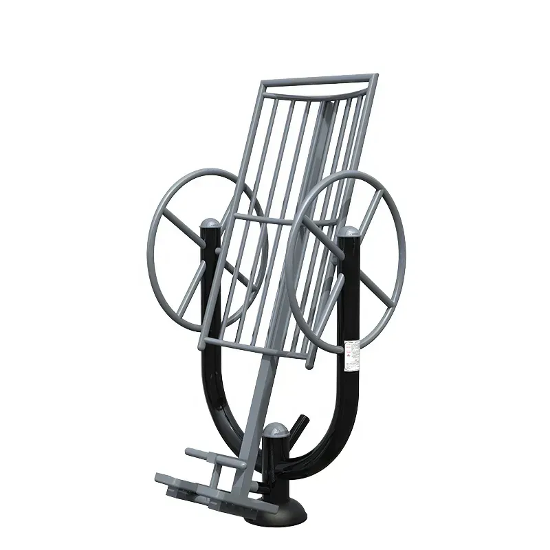 H64cbe8001f6a4e31a5c74fe96abddd0aD.webp Galvanized Steel Outdoor Fitness Equipment Adults Theme Parks Outdoor Exercise Gear - Image 1