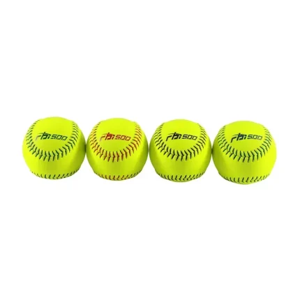 12 Inch Official Size and Weight Split Leather PU Softball Fast pitch Game Softball - Image 6