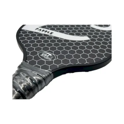 High Quality Full Set Pickleball Paddle with 13mm Fiberglass Thickness Round Shape 16 Holes Durable Construction - Image 3