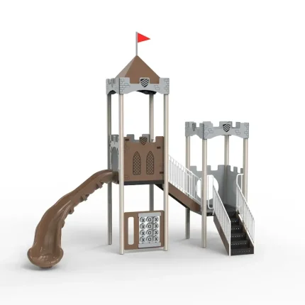 Large Outdoor PE Special Board Real Estate Elevated Layer Scenic Spot Combination Plastic Slide