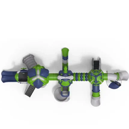 New Children's Playground Metal Outdoor Amusement Equipment Kids Theme Park Combination Plastic Slide - Image 6