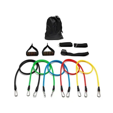 Fitness Exercise 11 Pcs Set Latex Resistance Bands Training Yoga Tubes Gym Equipment Set Resistance Bands - Image 5