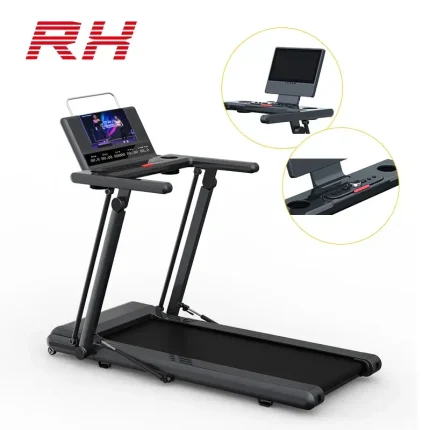 Professional Electric Screen Treadmill Running Machine Foldable Gym Equipment for Home Exercise Commercial Use