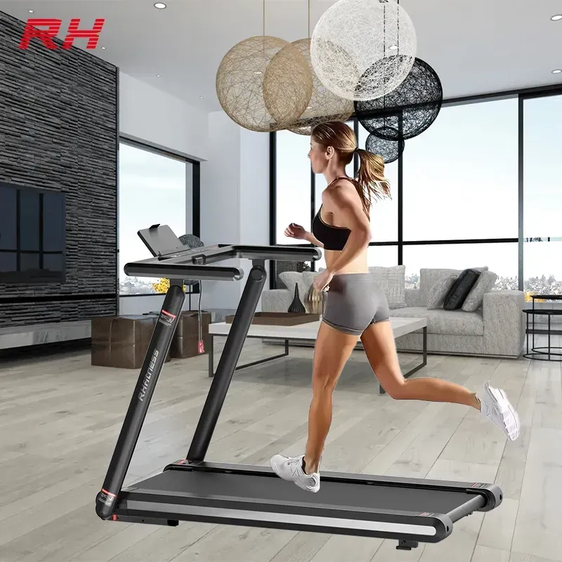 Hb3703eae3e9142e39a895770ee1b8c2eI.webp Adjustable Speed Electric Treadmill with LED Screen Home Gym Motorized Treadmill for Exercise Manual Folding Width Running Belt - Image 1