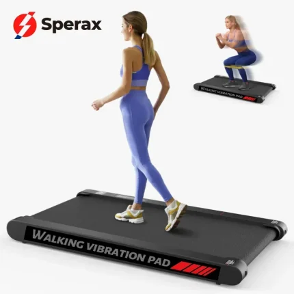 Sperax P1 Portable Home Gym Fitness Treadmill Walking Cardio Exercise Walking Vibration Pad LED Screen Electric Motor Driving - Image 2
