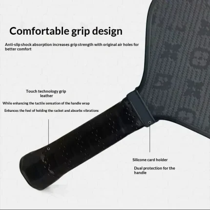 For Racket Model 004 Carbon Fiber Frosted Three-Dimensional Grain Aromatic Carbon Hybrid for Outdoor Sports - Image 5