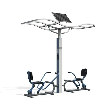 Smart Galvanized Steel Solar Photovoltaic Power Generation System Durable Outdoor Fitness Equipment - Image 2