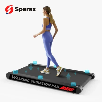 Sperax P1 Portable Home Gym Fitness Treadmill Walking Cardio Exercise Walking Vibration Pad LED Screen Electric Motor Driving - Image 3