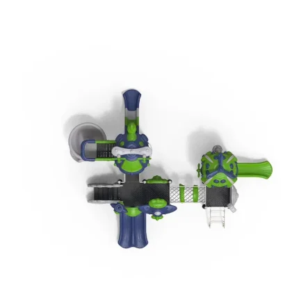 New Children's Playground Metal Outdoor Amusement Equipment Kids Theme Park Combination Plastic Slide - Image 3